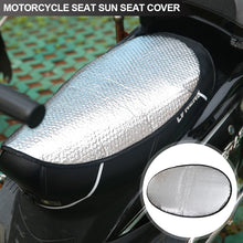 Load image into Gallery viewer, Motorcycle Seat Sun Pad Cover Summer Sunshade Heat Insulation Cushion Motorcycle Waterproof Anti-slip Protection