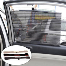 Load image into Gallery viewer, Retractable Car Side Window Folding Sunshade Curtain Front or Rear Mesh UV Protect Curtain Auto Truck