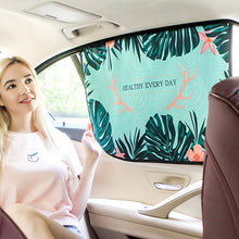 Load image into Gallery viewer, Car Window Magnetic Curtain Sunshade Cover Cartoon Side Window Sunshade UV Protection For Kid Baby Children