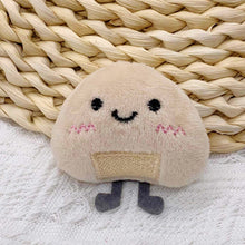 Load image into Gallery viewer, Cute Cartoon Plush Bread/Peach Brooch Girl Clothes Badge Pins DIY Food/Fruit Pendant Backpacks Decoration Accessories Soft Cute Pin