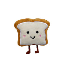 Load image into Gallery viewer, Cute Cartoon Plush Bread/Peach Brooch Girl Clothes Badge Pins DIY Food/Fruit Pendant Backpacks Decoration Accessories Soft Cute Pin