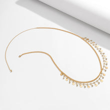 Load image into Gallery viewer, Bikini Rhinestone Chain Waist Decoration Multi Layered Body Chain Butterfly Metal Tassel Waist Chain Female Jewelry Accessory
