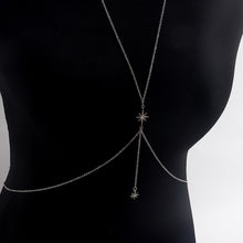Load image into Gallery viewer, Simple Summer Body Diamond Six Point Star Pendant Body Chain fashion Women Female Jewelry Accessory