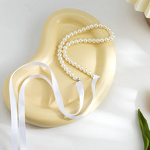 Load image into Gallery viewer, Vintage French Palace Pearl Necklace DIY Elegant Ribbon Bow Necklace Women Female Jewelry Accessory