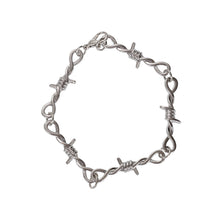 Load image into Gallery viewer, Creative Dark Manger Silver Bracelet with Thorn and Thorn Men's and Women's Fashion Bracelet Jewelry Accessory