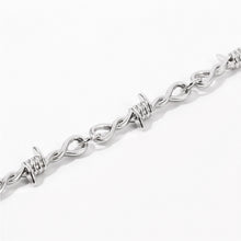 Load image into Gallery viewer, Creative Dark Manger Silver Bracelet with Thorn and Thorn Men's and Women's Fashion Bracelet Jewelry Accessory