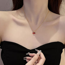 Load image into Gallery viewer, Red Cherry Earrings Are Minimalist Simple Creative Women Personality Stainless Steel Earrings Charm Jewelry Accessories