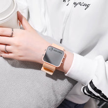 Load image into Gallery viewer, Mirror Women Digital Watches Fashion Luminous Waterproof Students Sport Electronic Watches Girls Women Silicone Watch