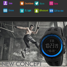 Load image into Gallery viewer, Fashion Electric Watch Large Screen Sports Multi-function Fashion Watch Men's and Women's Creative Sports Watch