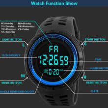 Load image into Gallery viewer, Fashion Electric Watch Large Screen Sports Multi-function Fashion Watch Men's and Women's Creative Sports Watch