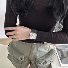 Load image into Gallery viewer, Watch Simple Watch Leather Belt Square Men's Sport Versatile Wristwatch Watch Jewelry Men Women Watch Accessories