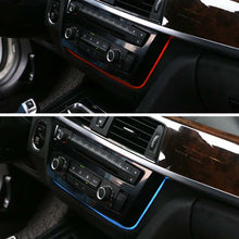 Load image into Gallery viewer, Car Dashboard Center Console AC Panel Radio Trim LED Light with Atmosphere Light Blue Orange Color For BMW 3/4 Series 3GT M3 M4 F30 F31 F32 F34 F36