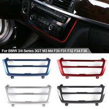 Load image into Gallery viewer, Car Dashboard Center Console AC Panel Radio Trim LED Light with Atmosphere Light Blue Orange Color For BMW 3/4 Series 3GT M3 M4 F30 F31 F32 F34 F36