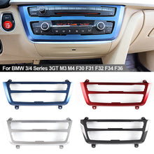 Load image into Gallery viewer, Car Dashboard Center Console AC Panel Radio Trim LED Light with Atmosphere Light Blue Orange Color For BMW 3/4 Series 3GT M3 M4 F30 F31 F32 F34 F36