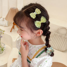 Load image into Gallery viewer, 10pcs/set Cute Children Hair Clips Fabric Bowknot Flower Hairpin Bangs Hair Clips Fashionable Hair Accessories Headwear