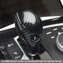 Load image into Gallery viewer, 4Pcs/Set Car Carbon Fiber Gear Shift Knob Cover Trim Styling Accessories For BMW G20 G21 X3 G01 X4 G02 2022 G29 G22 G23 G26 F40 F44 G42