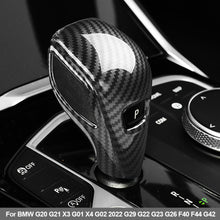 Load image into Gallery viewer, 4Pcs/Set Car Carbon Fiber Gear Shift Knob Cover Trim Styling Accessories For BMW G20 G21 X3 G01 X4 G02 2022 G29 G22 G23 G26 F40 F44 G42