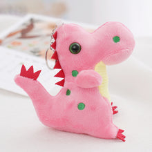 Load image into Gallery viewer, Cute Cartoon Dinosaur Plush Toys Stuffed Toys Bag Pendant Kids Girls Toy Birthday Gifts Mini Animal Plush Doll Keychain Key Ring Pendants