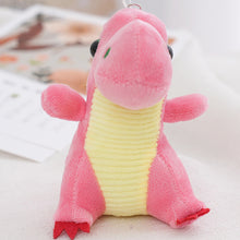 Load image into Gallery viewer, Cute Cartoon Dinosaur Plush Toys Stuffed Toys Bag Pendant Kids Girls Toy Birthday Gifts Mini Animal Plush Doll Keychain Key Ring Pendants