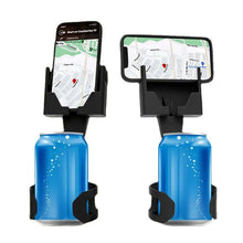Load image into Gallery viewer, Universal 2 In 1 Anti-falling Car Water Cup Stand Holder Phone Mount Storage Water Cup Bottle Mobile Navigation Position Accessories