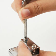 Load image into Gallery viewer, 1PC EDC Outdoor 6-In-1 Multi-Function Keychain Stainless Steel Mini Folding Knife Screwdriver Bottle Opener Outdoor Portable Tool