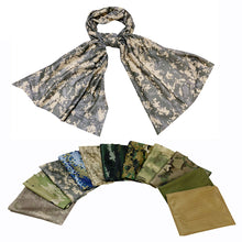 Load image into Gallery viewer, Military Field Camouflage Scarf Outdoor Riding Sunblock Multi-Color Small Square Towel Jungle Print Anti-Mosquito Anti-Sand Camouflage CS Breathable Headscarf