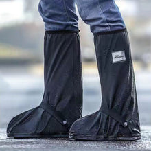Load image into Gallery viewer, 1 Pair Waterproof Shoe Cover Rainy Snowy Day Outdoor Non-Slip Sand-Proof Thick Wear-Resistant Silicone High Cylinder Riding Boots
