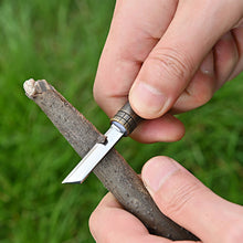 Load image into Gallery viewer, EDC Outdoor Portable Mini Crown Knife Removable Multi-Functional Brass Pendant High Hardness Sharp Self-Defense Small Tool