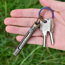 Load image into Gallery viewer, EDC Outdoor Portable Mini Crown Knife Removable Multi-Functional Brass Pendant High Hardness Sharp Self-Defense Small Tool