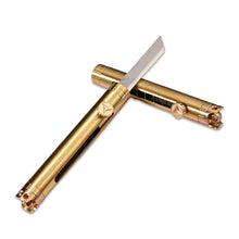 Load image into Gallery viewer, EDC Outdoor Portable Mini Crown Knife Removable Multi-Functional Brass Pendant High Hardness Sharp Self-Defense Small Tool