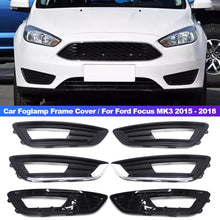 Load image into Gallery viewer, Car Foglight Foglamp Front Bumper Fog Light DRL Daytime Driving Lamp Cover Frame Hood Grille For Ford Focus MK3 2015 - 2018