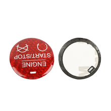 Load image into Gallery viewer, Carbon Fiber Car Engine Start Stop Button Sticker Cover For Ford Mustang 2015 - 2022