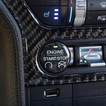 Load image into Gallery viewer, Carbon Fiber Car Engine Start Stop Button Sticker Cover For Ford Mustang 2015 - 2022