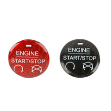 Load image into Gallery viewer, Carbon Fiber Car Engine Start Stop Button Sticker Cover For Ford Mustang 2015 - 2022