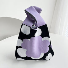 Load image into Gallery viewer, Pink Cute Panda Knitted Shoulder Bag Handbag Casual Fashion Trend Women's Commuter Bag Wrist Bag