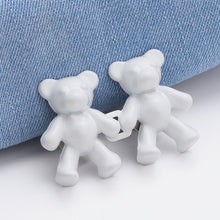 Load image into Gallery viewer, Detachable Bear Buckles for Jeans Pants Wasit Adjustable Tightening Alloy Buckle Hook Jean Trousers Waist DIY Clothing Accessories