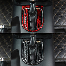 Load image into Gallery viewer, 4Pcs Car Carbon Fiber Gear Shift Box Panel Cover Trim Decorative Kit For Ford Mustang 2015 - 2019 ABS