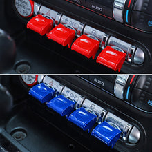 Load image into Gallery viewer, 4Pcs Car Interior Central Control Panel Button Decoration Modification Cover For 15-20 Ford Mustang