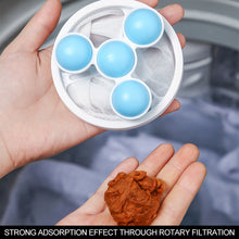 Load image into Gallery viewer, Reusable Washing Machine Filter Bag Floating Lint Hair Catcher Pet Hair Remover Dirt Collection Mesh Laundry Ball Cleaning Tools
