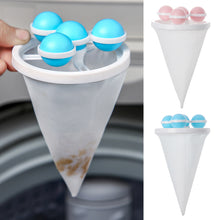 Load image into Gallery viewer, Reusable Washing Machine Filter Bag Floating Lint Hair Catcher Pet Hair Remover Dirt Collection Mesh Laundry Ball Cleaning Tools