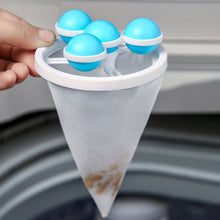 Load image into Gallery viewer, Reusable Washing Machine Filter Bag Floating Lint Hair Catcher Pet Hair Remover Dirt Collection Mesh Laundry Ball Cleaning Tools