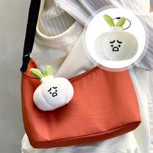 Load image into Gallery viewer, 1Pc Cute Garlic Plush Toy Cartoon Vegetable Pendant Soft Stuffed Doll Keychain Backpack Car Bag Key Ring Decor Kid Gift