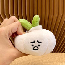 Load image into Gallery viewer, 1Pc Cute Garlic Plush Toy Cartoon Vegetable Pendant Soft Stuffed Doll Keychain Backpack Car Bag Key Ring Decor Kid Gift