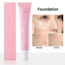 Load image into Gallery viewer, Moisturizing Brightening Skin Tone Liquid Foundation Cover Pore Blemish Waterproof Long-lasting Foundation Facial Cosmetics