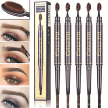 Load image into Gallery viewer, Double Headed Eyebrow Pencil Natural Waterproof Sweatproof Eyebrow Pencil Long Lasting Eyebrow Makeup Cosmetics
