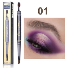 Load image into Gallery viewer, Double Headed Eyebrow Pencil Natural Waterproof Sweatproof Eyebrow Pencil Long Lasting Eyebrow Makeup Cosmetics