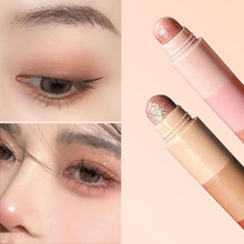 Load image into Gallery viewer, 4colors/set Eyeshadow Portable Fine Powder Texture Matte Pearlescent Eyeshadow Highlight Long-lasting Eye Makeup Cosmetics