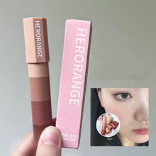 Load image into Gallery viewer, 4colors/set Eyeshadow Portable Fine Powder Texture Matte Pearlescent Eyeshadow Highlight Long-lasting Eye Makeup Cosmetics