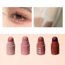 Load image into Gallery viewer, 4colors/set Eyeshadow Portable Fine Powder Texture Matte Pearlescent Eyeshadow Highlight Long-lasting Eye Makeup Cosmetics