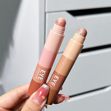 Load image into Gallery viewer, 4colors/set Eyeshadow Portable Fine Powder Texture Matte Pearlescent Eyeshadow Highlight Long-lasting Eye Makeup Cosmetics